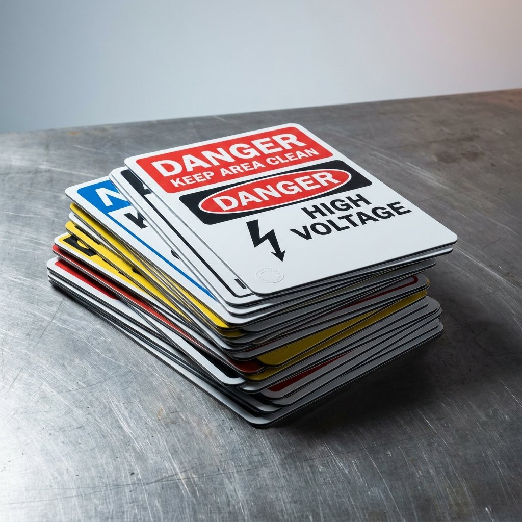 Safety Sign Assortment, TXB-4130, TXB Supply Co.